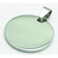 Виріб Гравіювання на кулонах Кулон круглий сріблястий